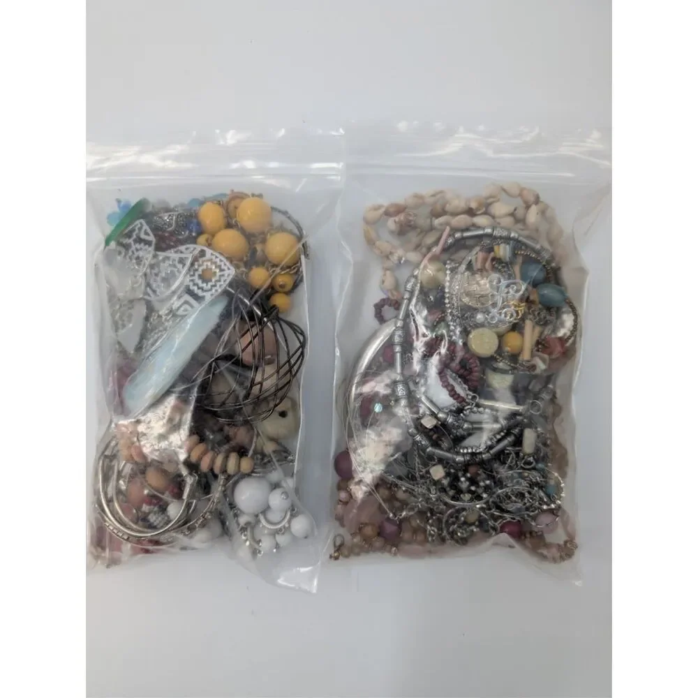 Jewelry Junk Drawer 2.10 lbs Vintage to Modern Craft Upcycle Rework